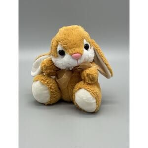 Tan Brown Bunny Rabbit Plush 7” Stuffed Animal Tom’s Toy International